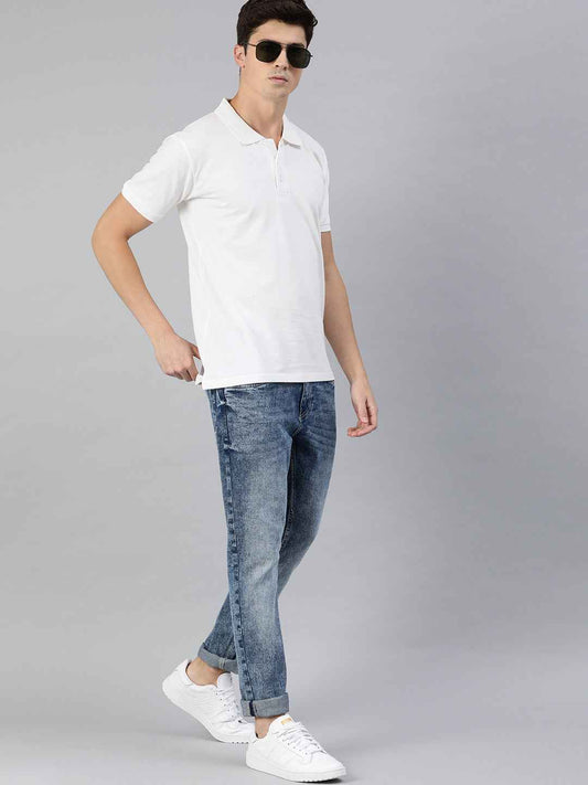 Unsully Men's Solid Polo T-Shirt