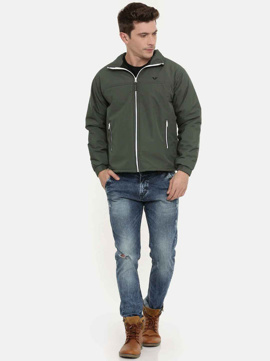 Unsully Men's Bomber Full Sleeve Jacket