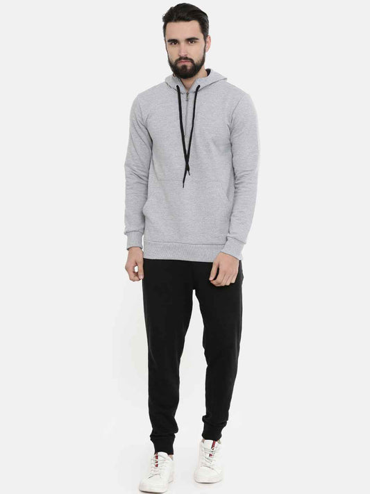Unsully Men's Half Zip Hooded Sweatshirt