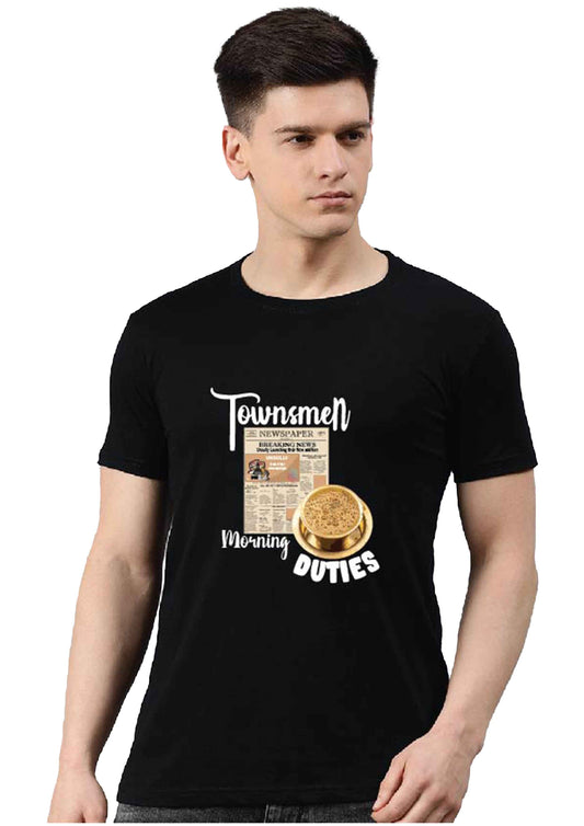 Townsmen black T-shirt
