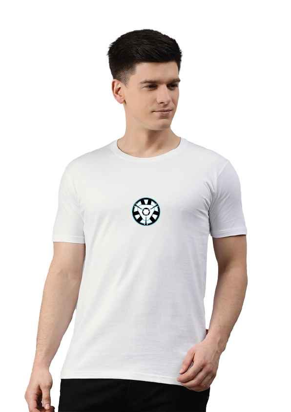 Regular White Superhero Printed Tshirts