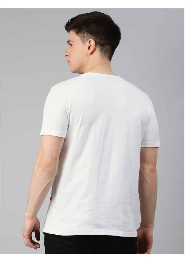 Regular White Superhero Printed Tshirts