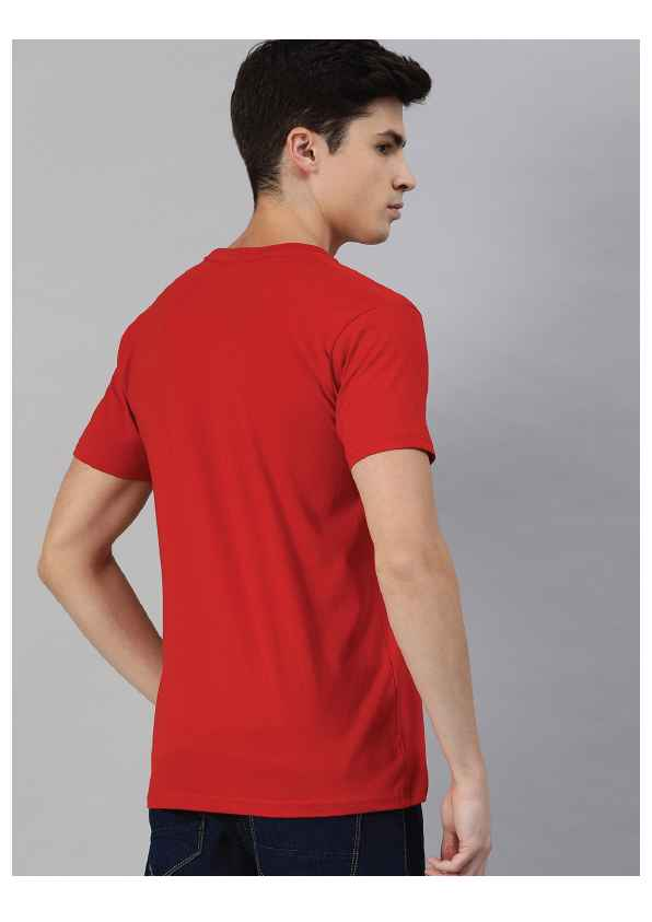 Regular Red Superhero Printed Tshirts