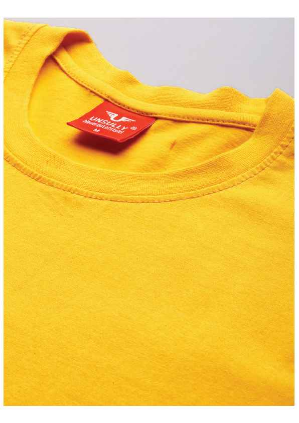 Regular Yellow Superhero Printed Tshirts