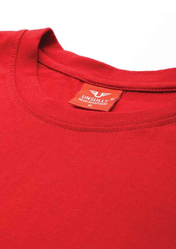 Regular Red Superhero Printed Tshirts