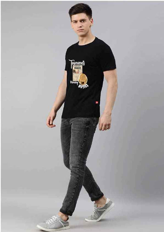 Townsmen black T-shirt