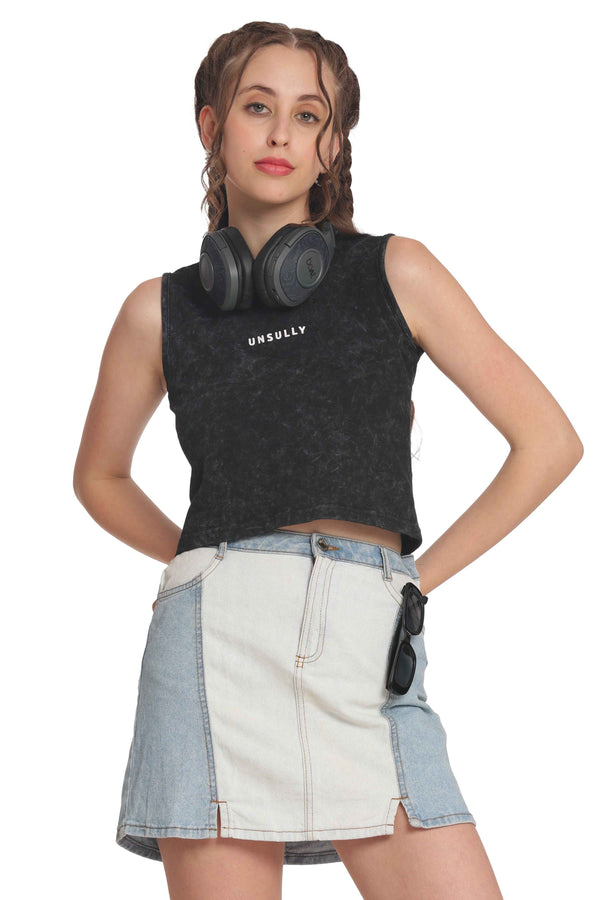 Women’s & Crop Tops Sleeveless Casual, Streetwear T-Shirts for Girls & Women