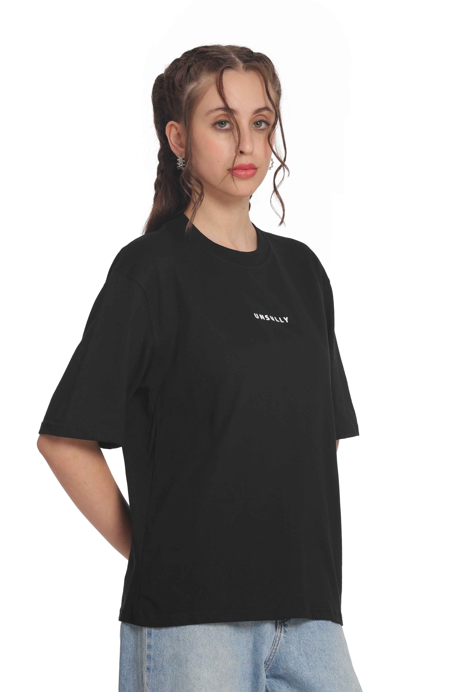 Women’s Oversized T-Shirt |  Solid &  Baggy Fit Top for Girls & Women