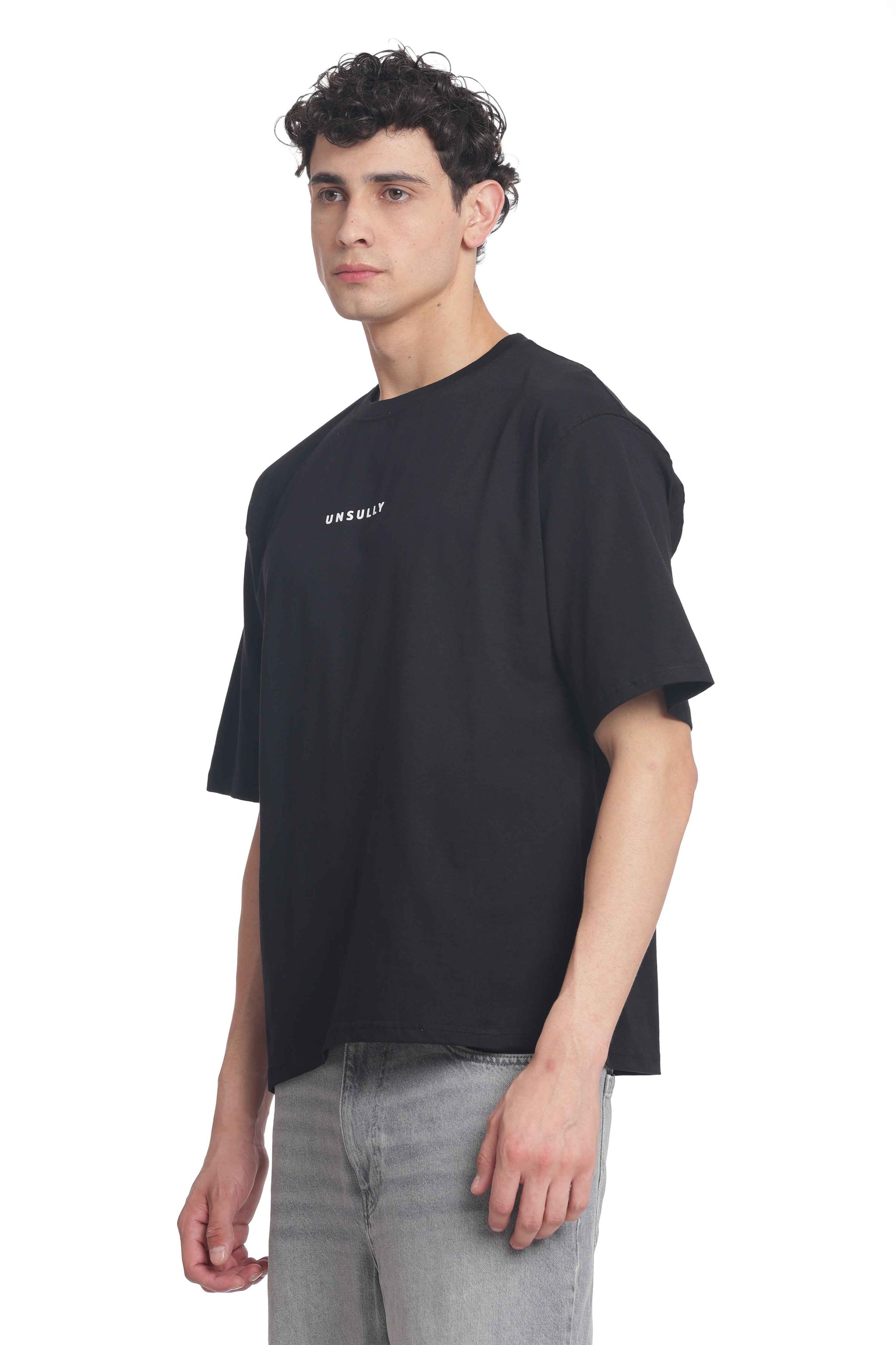 Oversized Baggy Fit Drop Shoulder  Round Neck  T-Shirt for Men | Casual Loose Core Streetwear