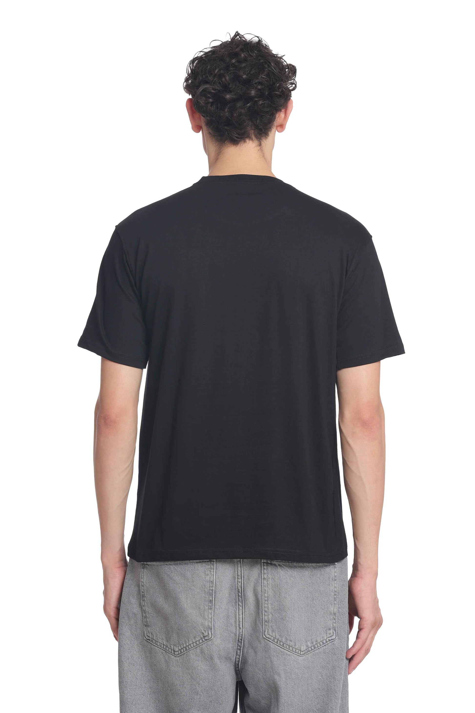 Men’s Cotton Regular Fit Solid Crew Neck T-Shirt&nbsp;