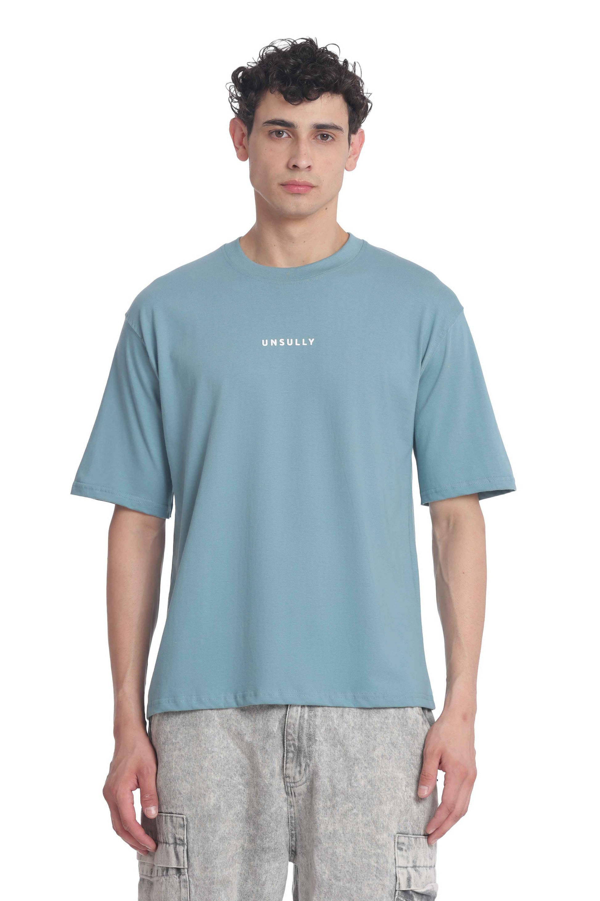 Oversized Baggy Fit Drop Shoulder  Round Neck  T-Shirt for Men | Casual Loose Core Streetwear
