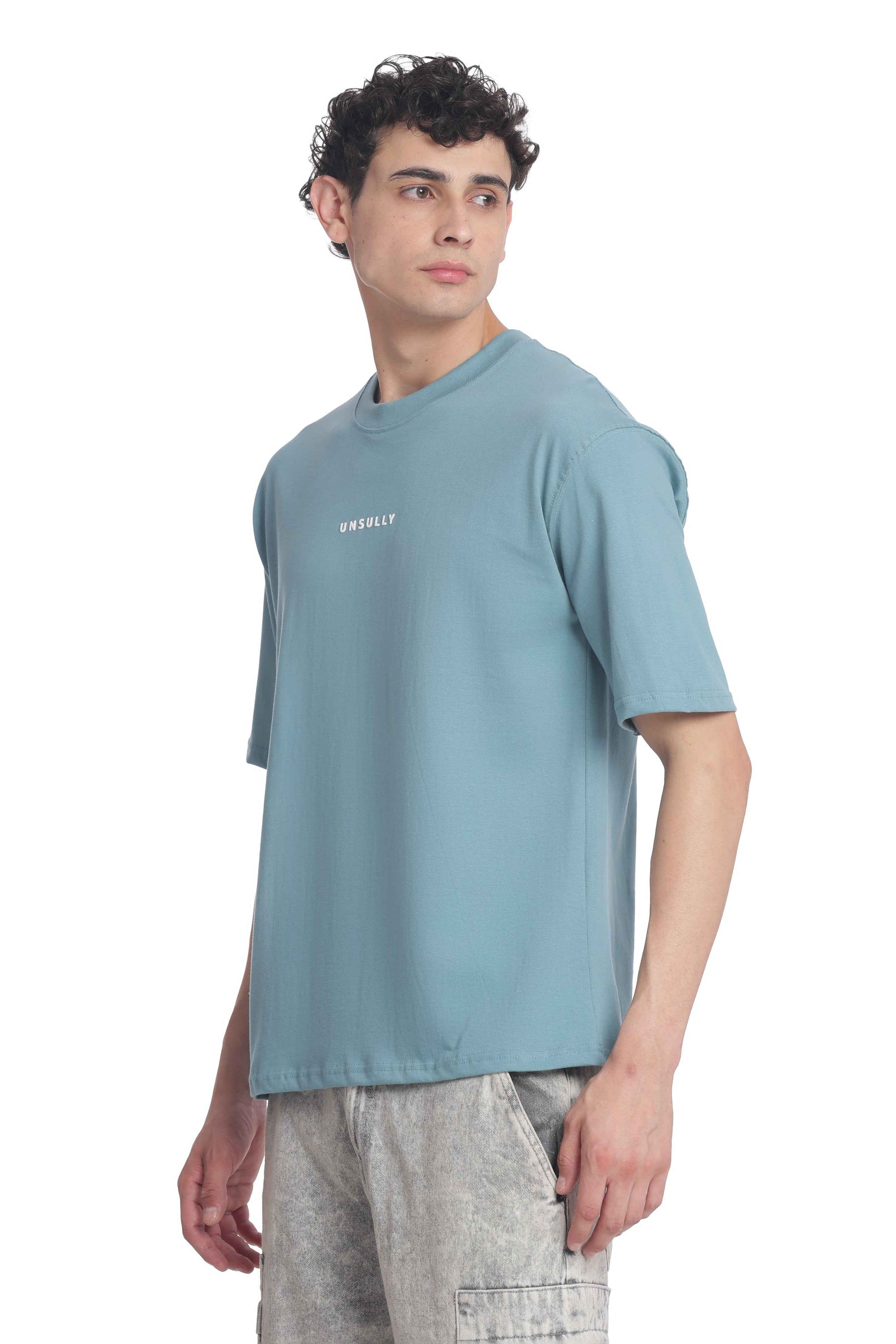 Oversized Baggy Fit Drop Shoulder  Round Neck  T-Shirt for Men | Casual Loose Core Streetwear
