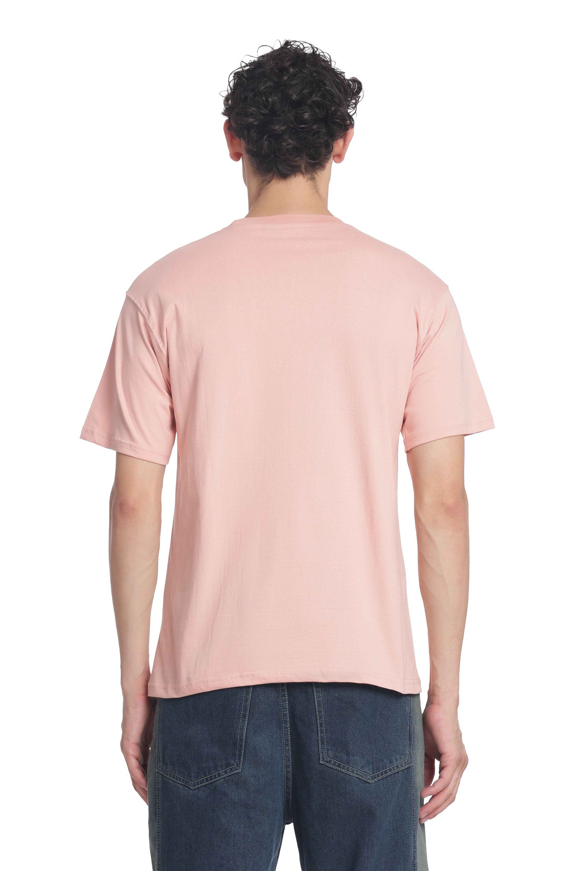 Men’s Cotton Regular Fit Solid Crew Neck T-Shirt